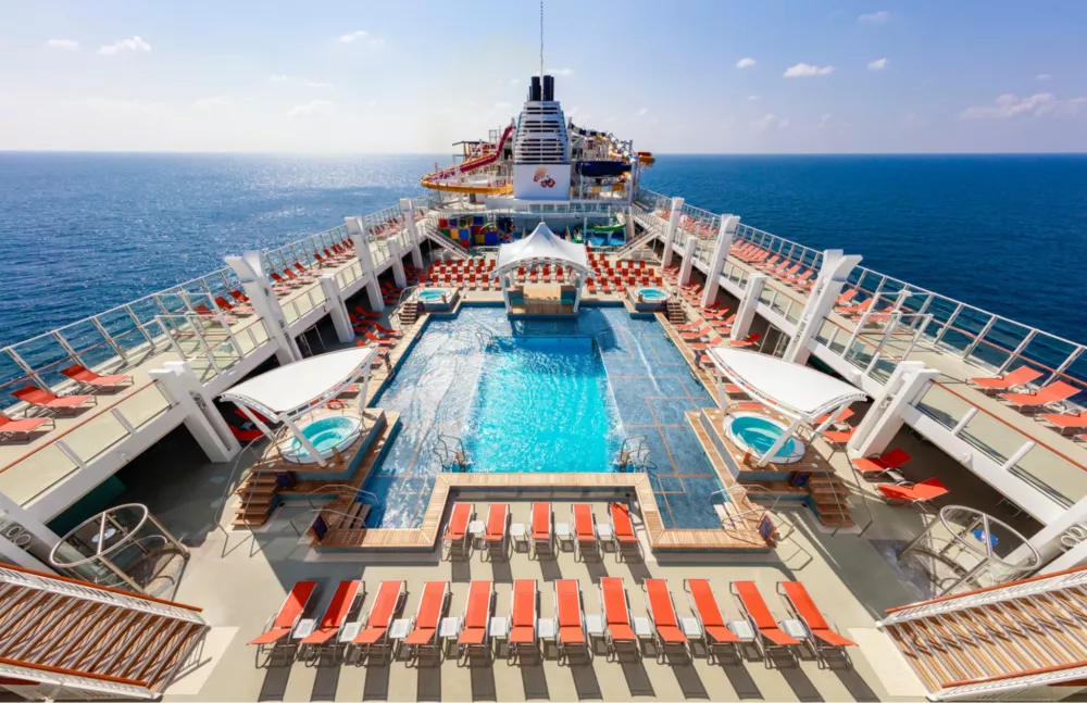 Pool on Cruise Ship Deck